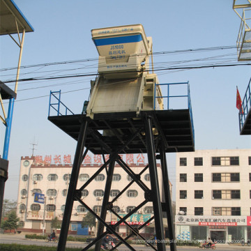 Máquina do misturador concreto de Js1000 (40-50m3 / h) com elevador